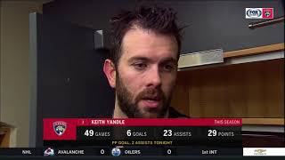 Keith Yandle  Florida Panthers at Buffalo Sabres 02012018 [upl. by Krusche]