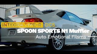 DC5 INTEGRA TYPER K20A VTEC Exhaust sound  SPOON SPORTS N1muffler  ASMR 4K [upl. by Erotavlas]