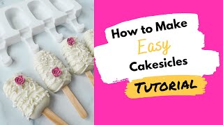 How to make easy cakesicles [upl. by Nitsu872]