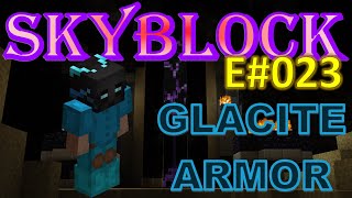 Reforging Glacite Armor For ParvNINJA Gift EP 023 Minecraft Hypixel Skyblock [upl. by Rebekah908]