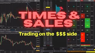 Day trading of Emini SampP Futures  Times amp Sales with NinjaTrader scalping strategies [upl. by Tymon]