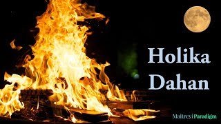 Spiritual Significance of Holika Dahan Why we celebrate Holi [upl. by Hachmann]