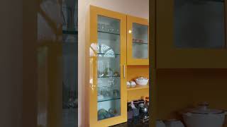 Crockery Unit  kitchen showcase price cabinet kitchen [upl. by Allenaj]