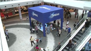 Lamisil Free Your Feet Interactive Floor Digital Campaign  Grand Visual [upl. by Beilul203]