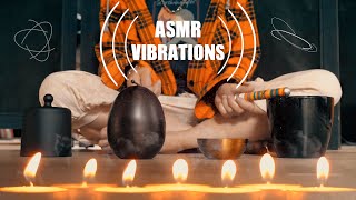 ASMR NoTalking Vibrations surround your brain 🤯 asmrsleep asmrsounds vibration [upl. by Nayve]