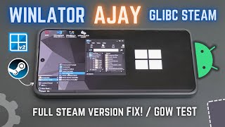 New WINLATOR AJAY Emulator STEAM on Android Fix  Best Emulator [upl. by Uela]