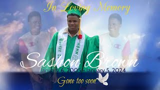 funeral service for Sashon Trip Desouza Brown AKA Tray Dallaz he was 19 years old [upl. by Ayres]