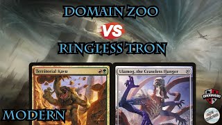 Domain Zoo VS Mono Green Tron MTG Modern [upl. by Suertemed856]