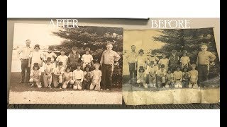 Photo Restoration  Graphic imaging Services Inc [upl. by Giordano]