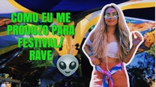 COMO EU MONTO MEU LOOK PARA FESTIVAL  Cacau Lemos [upl. by Neersin]