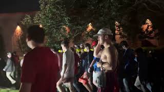 Ole Miss Students Carry Goal Post Down Street After Win Over Georgia [upl. by Rocher]