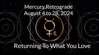 Mercury Retrograde Journey in Virgo and Leo  August 2024 Astrology [upl. by Fulviah]