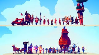 MEGA MEDIEVAL vs MEGA ANCIENT TEAM  TABS  Totally Accurate Battle Simulator [upl. by Dallas]