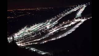 Night Skiing at Stoneham [upl. by Chalmer]