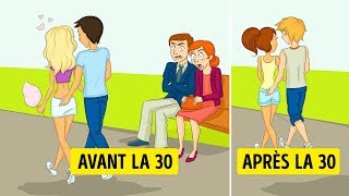 À QUOI RESSEMBLE LA VIE AVANT ET APRÈS LA 30 [upl. by Worra]