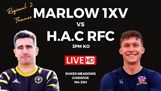 HAC RFC vs Marlow 1XV  Saturday 12th October 2024  KO 3pm [upl. by Kaliope]