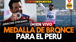 STEFANO PESCHIERA GANA MEDALLA DE BRONCE La premiación EN VIVO  París 2024 [upl. by Seda]