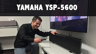 Yamaha YSP5600 Test  Vorstellung der Soundbar mit Atmos und DTS X Soundprojektor [upl. by Chyou]