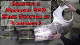 Shaping a Porsche 550 Nose in 4 minutes [upl. by Critta]