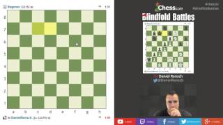 Blindfold Chess Battles Rensch Training Session [upl. by Kama]