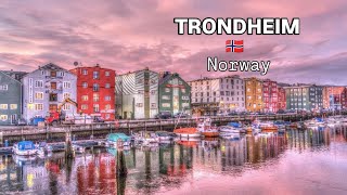 Trondheim 🇳🇴 Norway  Winter Walk  Walking Tour [upl. by Coady]