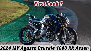 New 2024 MV Agusta Brutale 1000 RR Assen Edition  A Synthesis of Style and Technical Solutions [upl. by Datnow213]