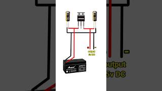 12v to 5v converter circuit converter shorts viral tending [upl. by Broome]