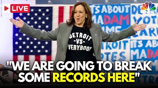 LIVE “Detroit vs Everybody” Kamala Harris Rallies in Detroit  Lizzo and Usher Join Harris  N18G [upl. by Budde]