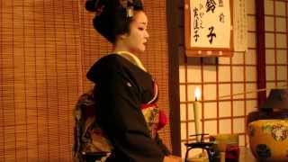 Tea ceremony before the Miyako Odori performance at the Gion Kobu Kaburenjo Theater MVI6195 [upl. by Mariel60]