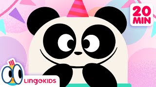 HAPPY BIRTHDAY SONG 🎂🎉  More Party Songs for Kids  Lingokids [upl. by Maynard]