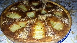 تارت بوردالوطارط الإجاص و اللوز Recette de la Tarte Bourdaloue aux poires [upl. by Haelat]