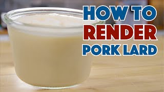 How To RENDER PORK Leaf Fat For Lard [upl. by Adhern]