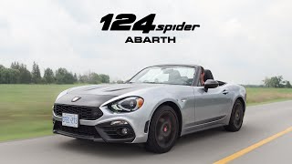 Fiat 124 Spider Abarth Review  The Fiata [upl. by Spiegel]