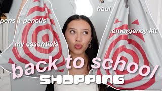 BACK TO SCHOOL SUPPLY SHOPPING  HAUL 2024 ✏️ sophomore year [upl. by Ahsaekal]