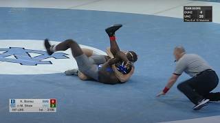 197lbs Max Shaw North Carolina vs Kwasi Bonsu Duke [upl. by Amron]