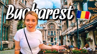 How We Feel About BUCHAREST ROMANIA  Europes Most UNDERRATED City  Bucharest Walking Tour [upl. by Suirauqram]