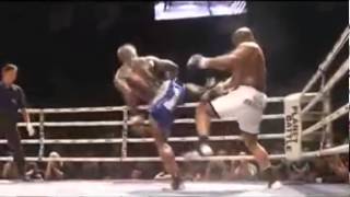 Bob Sapp vs Alain Ngalani  fight video k1 mma muay thai fighting 2011 yearmp4 [upl. by Galatia772]