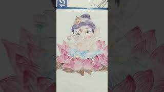 Ganesh ji and krishn ji sketch [upl. by Elery]