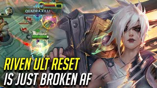 WILD RIFT RIVEN IS BROKEN IN SOLOQ  USE THIS CRAZY SUSTAIN BUILD [upl. by Eusoj701]