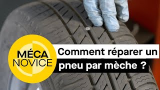 Comment réparer un pneu par mèche [upl. by Jemima]