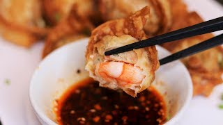 THE SECRET TO CRUNCHY FRIED WONTONS REVEALED Crispy Fried Wonton Recipe [upl. by Fesoy220]