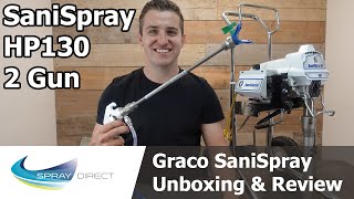 Graco SaniSpray HP130 Disinfectant Sprayer Unboxing and Review [upl. by Ikcaj]