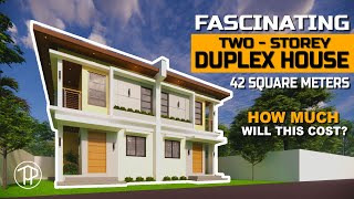 Fascinating TwoStorey Duplex House Design I Apartment Building I Complete House Tour [upl. by Julis]