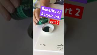 Benefits of Acrylic Ink pt 2  1 of 4 Types of Acrylic Paint acrylic painting art [upl. by Weksler]