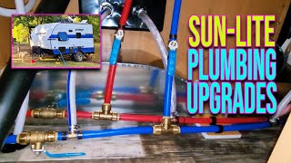 Sun Lite 16BH Plumbing Upgrade  Sunset Park Travel Trailer Camper [upl. by Seafowl]