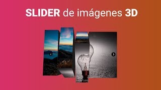 ¡MÍRALO Slider de imágenes en 3D  HTML  CSS  JavaScript  MagtimusPro [upl. by Enautna121]