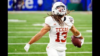 Jordan Whittington  Wide Receiver  Texas  2023 Highlights  2024 NFL Draft [upl. by Nunci]