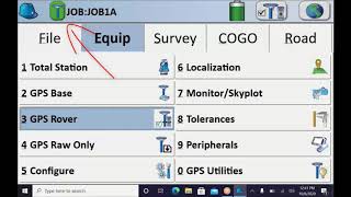 Carlson BRx7 Configuration 13 – Using Real Time Network [upl. by Biddy]