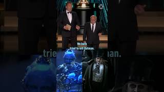 Batman Mr Freeze Penguin reunite at the Oscars michaelkeaton batman dc oscars [upl. by Earvin]