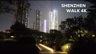 Shenzhen Walk 4K  Sunset Xili Walk [upl. by Kcirrez]